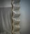 Mid-Century Modern Italian Cream Murano Art Glass and Brass Console Mirror, 2000s For Sale - Image 3 of 11