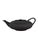 MICHAEL ARAM "Africana Collection" Teapot Matte black porcelain An elegant matte black porcelain piece from the Africana...