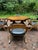 Mid-Century Modern 1960s Drexel Esperanto Mid-Century Modern Hexagonal Low Dining & Game Table With 4 Chairs For Sale - Image 3 of 17