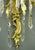 Pair of Vintage Restored French Gold Gilded Bronze & Crystal 3 Arm Wall Sconces For Sale - Image 11 of 12