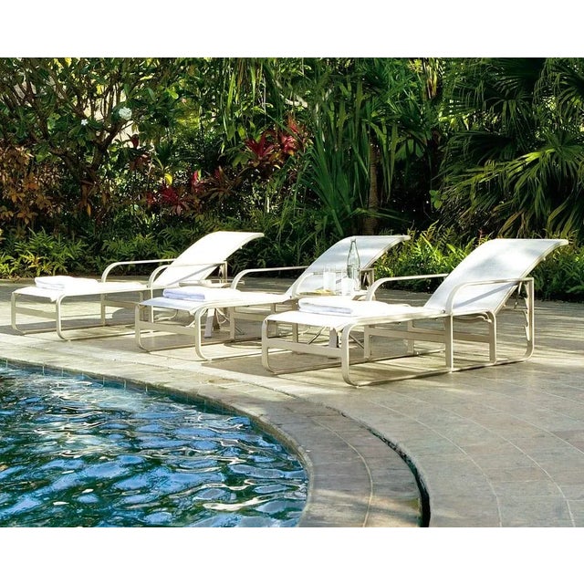 1980s Brown Jordan Quantum Chaise Lounge Patio Chairs by Richard