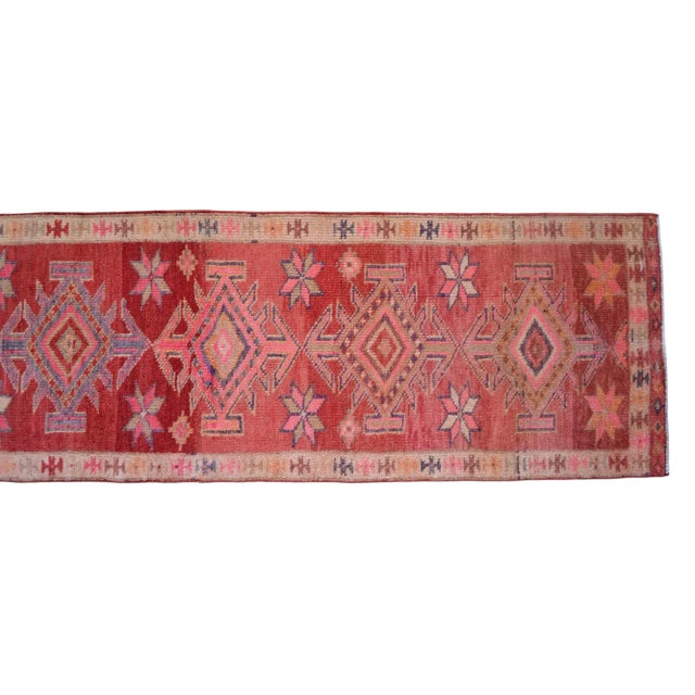 1960s Vintage Kurdish Herki Hand-Knotted Distressed Runner For Sale - Image 9 of 11