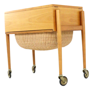 Vintage Lotus Sewing Box, 1960s