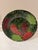 Burgundy Vintage Mexican Hand Painted Grape Harvest Decorative Plate For Sale - Image 8 of 12