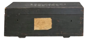 Wooden Military Chest, Early 1900s