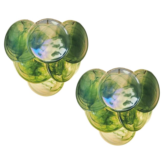 Murano Disc Wall Sconces, 1990, Set of 2 For Sale - Image 16 of 16
