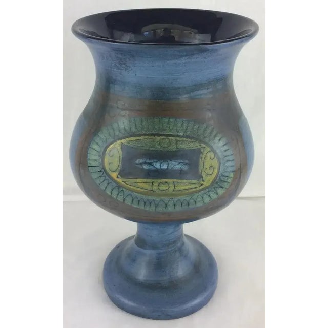 Mid-Century Modern Mid-20th Century Ceramic Vase by Jean De Lespinasse For Sale - Image 3 of 7