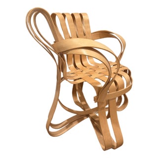 Frank Gehry Cross Check Arm Chair For Sale