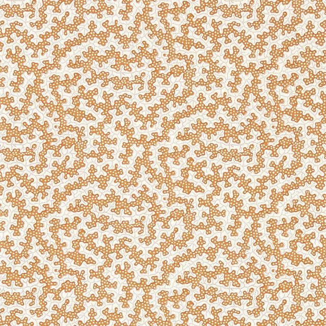 Sanderson Truffle Wallpaper in Rowan Berry - a Sample For Sale