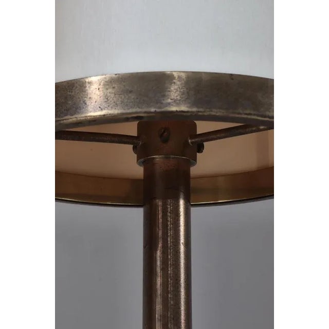 Large Danish Modern Floor Lamps in Patinated Brass by Kay Kørbing, 1960s, Set of 2 For Sale - Image 11 of 18