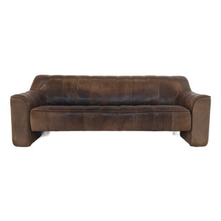 De Sede Ds 44 Three-Seat Leather Sofa For Sale
