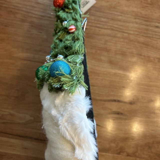 Arts & Crafts 1980s Katherine's Collection Santa w/ Tree Hat Wall Mask Hanging 26" NEW 28-928537 For Sale - Image 3 of 12