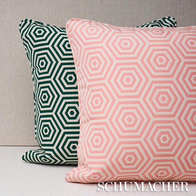Traditional Schumacher Bees Knees Indoor/Outdoor 18" Pillow in Petal For Sale - Image 3 of 4