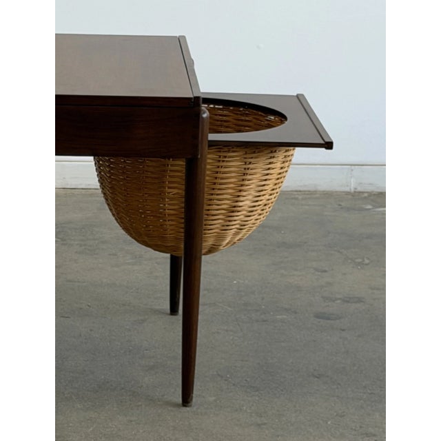 1960s Danish Sewing Table For Sale - Image 15 of 18