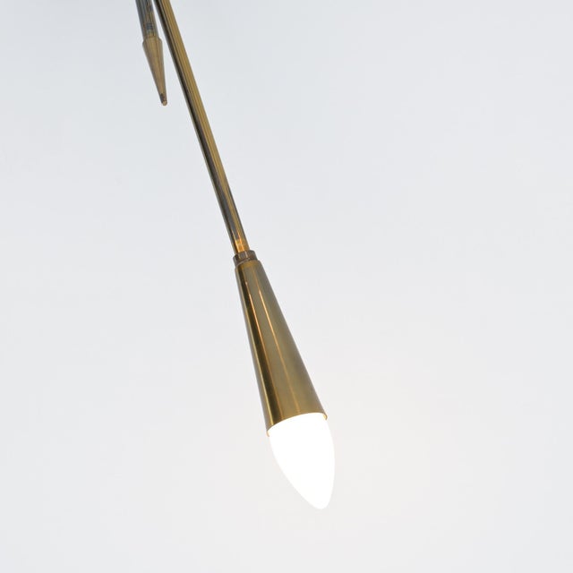 Mid-Century Sputnik Ceiling Light, 1960s For Sale - Image 17 of 18