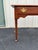 English Statton Trutype 50th Anniversary Solid Cherry Console Table For Sale - Image 3 of 12