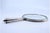 Silver Hand Mirror with Handle Grooves and Casing For Sale - Image 3 of 8