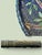 Late 20th Century Large Hand Painted Rattan Tray-Bird-Floral-27''-Boho-Chinoiserie-Wall-Bamboo For Sale - Image 5 of 11