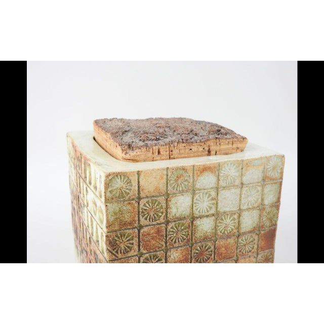 1950s French Ceramic Tobacco Pot by Roger Capron for Vallauris, 1950s For Sale - Image 5 of 12