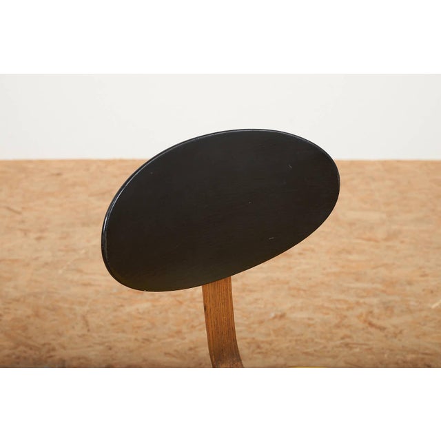 No. 3 Chair in Bent Beechwood and Plywood by Hugues Steiner for Steiner Paris, 1950s For Sale - Image 5 of 12