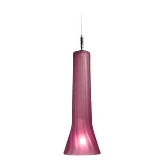 Flare Frosted Pendant Light from the Flashlight Collection in Posey For Sale