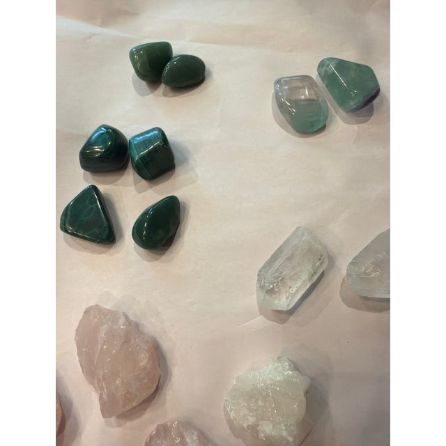 Assorted Natural Crystal & Gemstone Collection With Meditation Beads & Crystal Wands For Sale In San Diego - Image 6 of 10