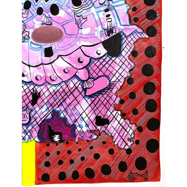 Max Manning “Untitled (PPR 367)” Contemporary Abstract Colorful Geometric Patterned Painting, 2022 For Sale In Houston - Image 6 of 7