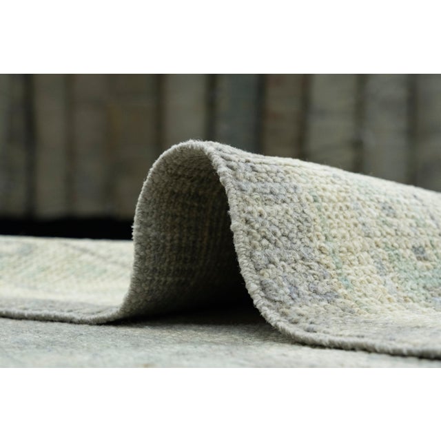Black Turkish Oushak Runner Rug 2'10" x 8'2" #17383 For Sale - Image 8 of 8