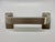 1970s stainless steel door or appliance handle. 13" Height Overall 8-1/2" Height Handle x 8-1/4" Width x 2" Projection...