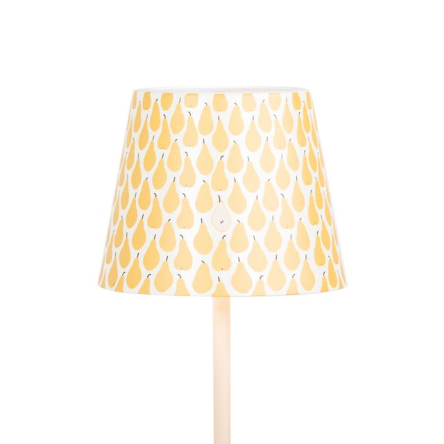 Zafferano Poldina Metal Graphic Shade - Yellow Pears For Sale - Image 4 of 4