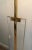Brass Circa 1970 French Glass and Brass Floor Lamp For Sale - Image 8 of 13