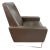 Attributed Jeffrey Bernett for Design Within Reach Leather Flight Recliner in Stout Soft Brown Leather For Sale