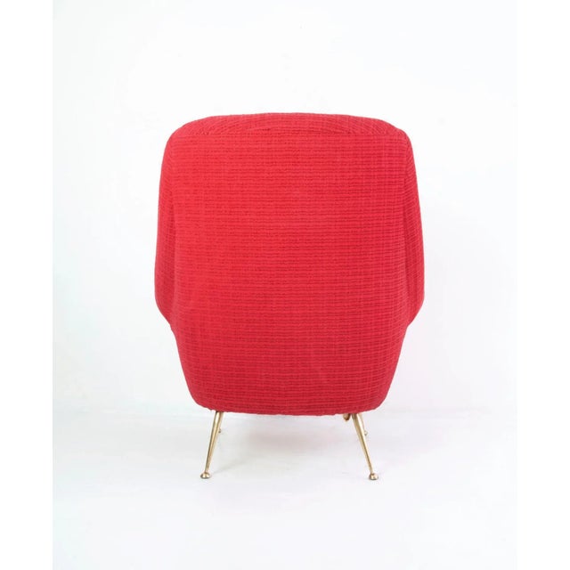 Metal Set of Mid-Century Armchairs by Gigi Radice for Minotti, Italy, 1950s For Sale - Image 7 of 12