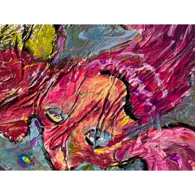 Abstract Painting on Board by Serg Graff "Spongebob and Bikini Bottom", Coa For Sale In Jacksonville, FL - Image 6 of 10
