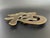 1980s Vintage Brass Wall Hanging Trivet of Chinese Good Fortune Symbol For Sale - Image 5 of 9