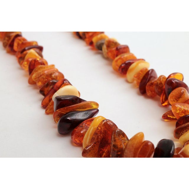 Brown Vintage Three Amber Necklaces, 1960s, Set of 3 For Sale - Image 8 of 18