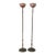 Antique Neoclassical Torchiere Oil Floor Lamps- Set of 2 For Sale