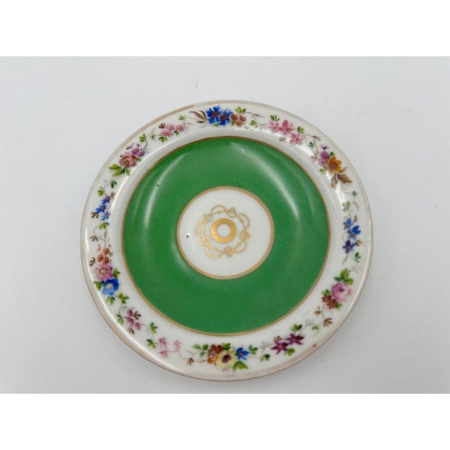 Ceramic Russian Imperial Porcelain Cup and Saucer from Gardener Factory, Set of 2 For Sale - Image 7 of 11