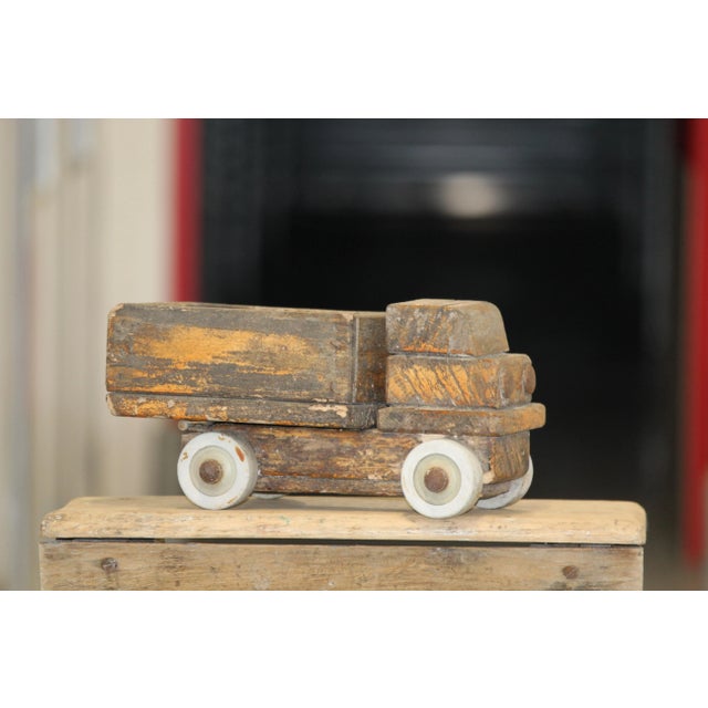 Wooden Truck Toy, France, 1950s For Sale - Image 13 of 13