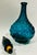 Vintage Empoli Genie Teal Blue Glass Decanter - Italian For Sale In Washington DC - Image 6 of 6