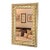 Contemporary Italian Gilt Wood Rectangular Wall Mirror Twist Rope Style - By Doratex Firenze For Sale