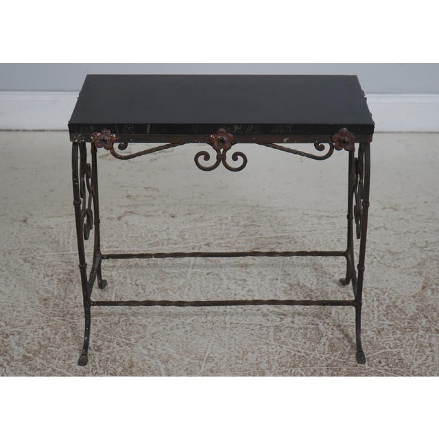 Age: C.1920s Details: High Quality Construction French Style Stretcher Base Frame Marble Comes Off Offered @ Fraction...