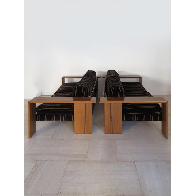 1980s Artona Sofas by Afra & Tobia Scarpa for Maxalto, 1980s, Set of 2 For Sale - Image 5 of 18