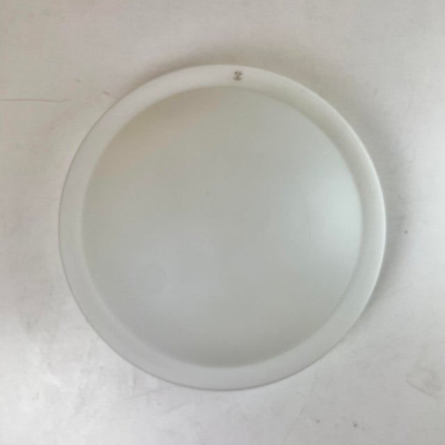 Metal Opaline Glass Ceiling Lamp from Peill & Putzler, Germany, 1980s For Sale - Image 7 of 11