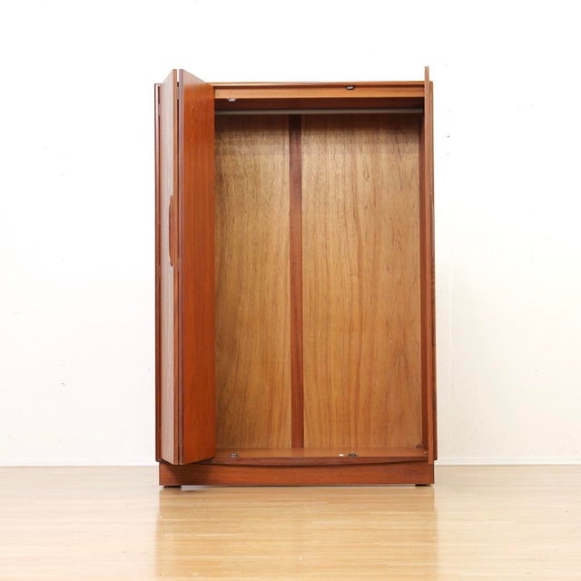 G Plan 1960s Mid Century Triple Armoire by Vb Wilkins for G Plan For Sale - Image 4 of 11
