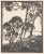 Vintage Harry Anthony DeYoung Spanish Oaks Block Print For Sale - Image 4 of 4