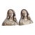 Pair of Silver Plated Madonna Bookends For Sale