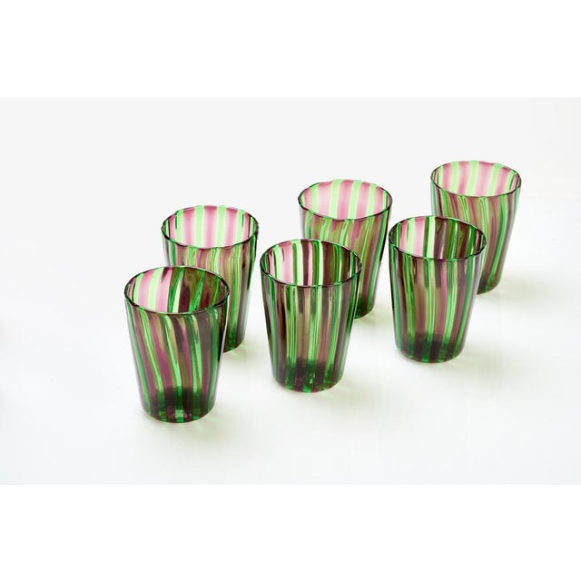 Mid-Century Modern Italian Tequila Glasses by Angelo Ballarin for Ribes Studio, 2004, Set of 6 For Sale - Image 3 of 4