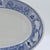 Vintage Lamberton Scammell Blue & White American Hotelware Oval Platter For Sale - Image 4 of 5