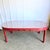 Chinese Red and Gold Lacquered Hand Painted Extendable Dining Table With Glass Top For Sale - Image 10 of 12